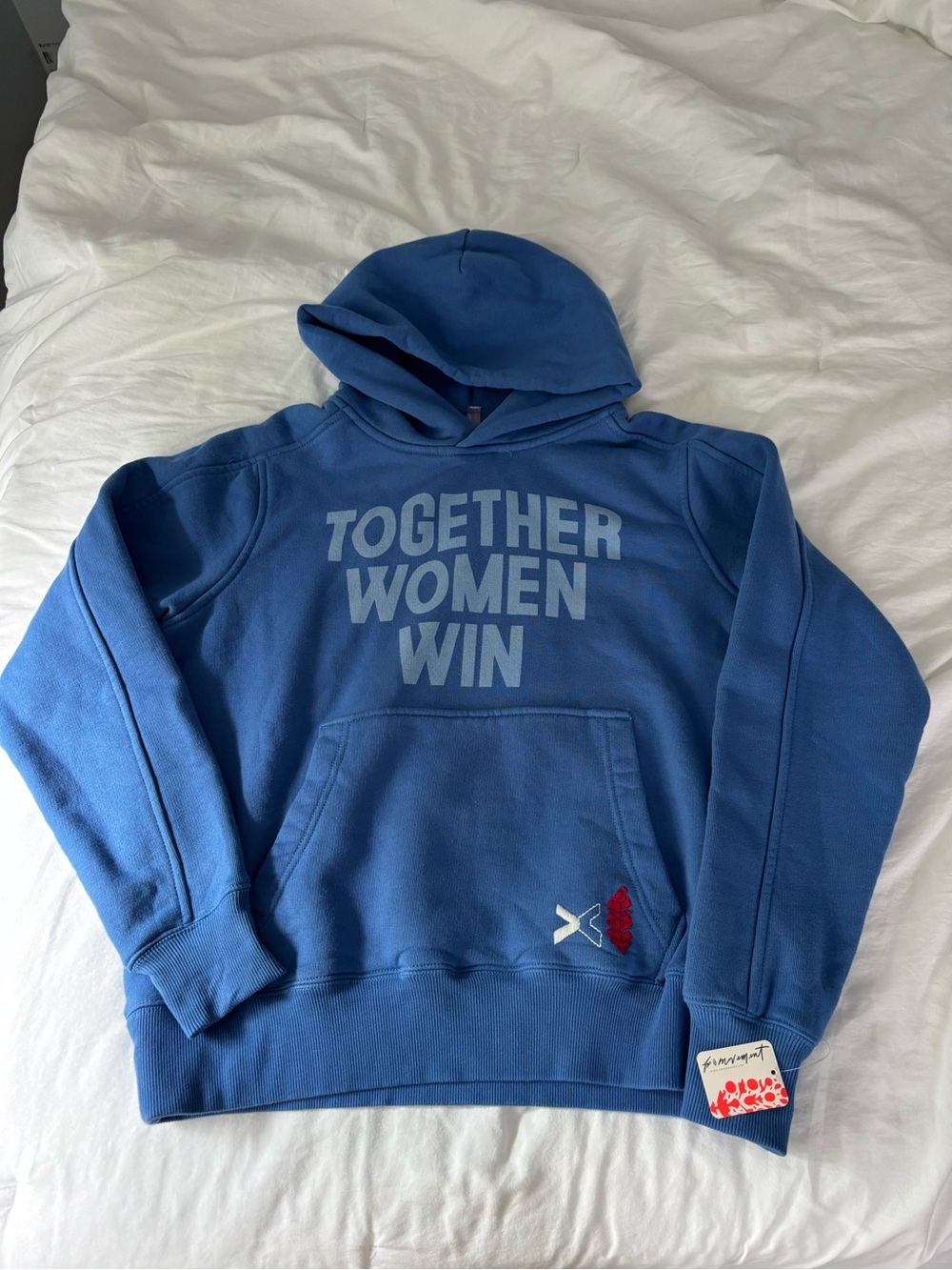 Free People Movement x Togethxr "Together Women Win" Pullover Hoodie NWT